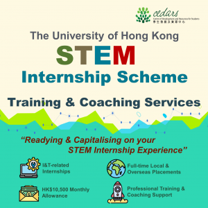 STEM Internship Scheme - Online Training Series : "Building Your CV & Cover Letter" (24 May)